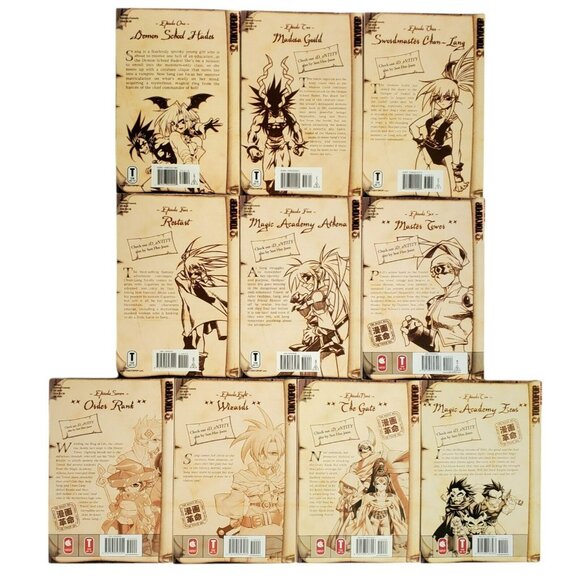 PhD Phantasy Degree Manga Book Lot Vol 1-10 Complete Set 1st Tokyopop Printing - Picture 3 of 16